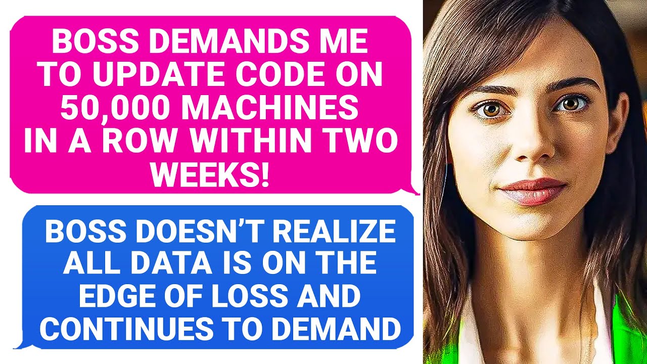 Boss Demands Me To Update Code On 50,000 Machines In A Row Within 2 Weeks! Well, Get The Result r/MC