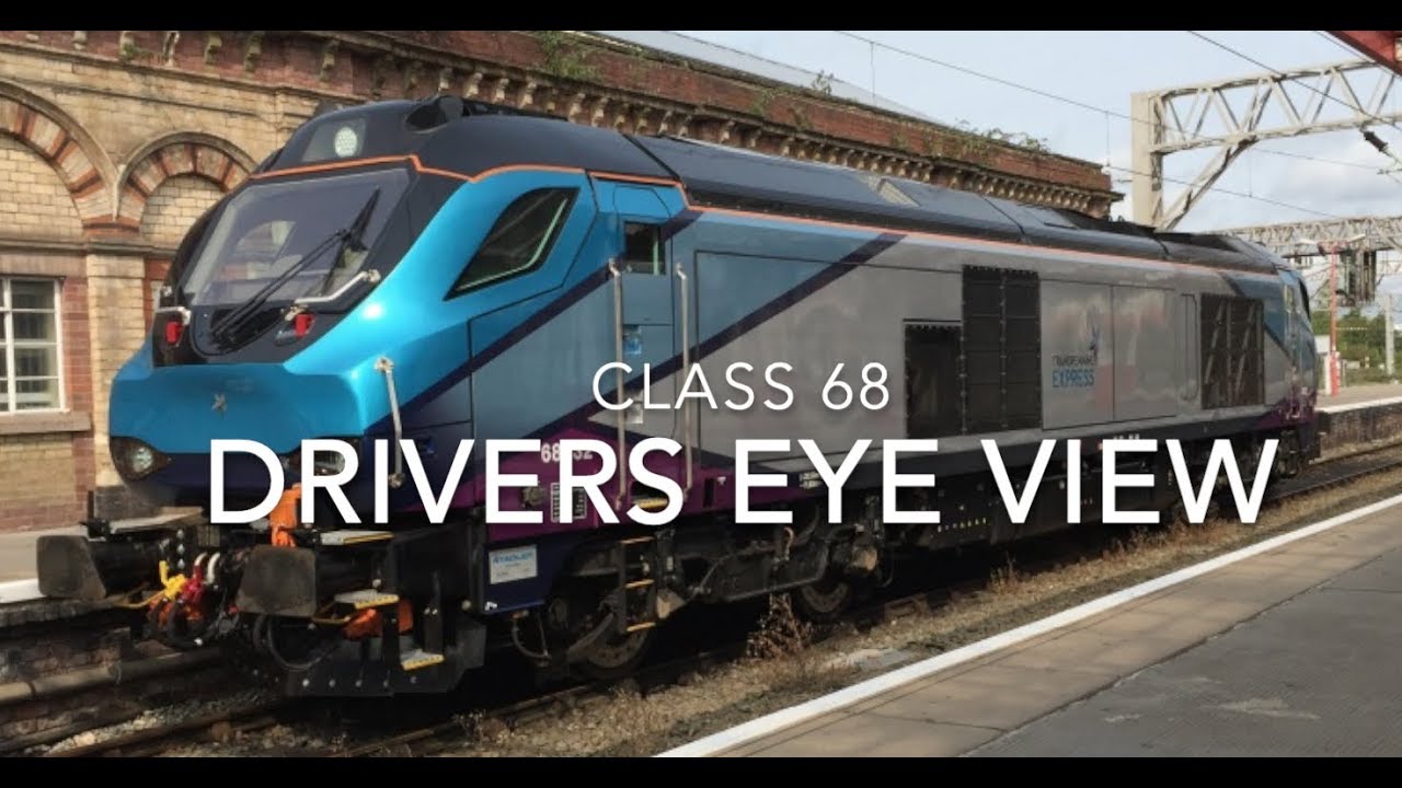 CLASS 68   Captioned   Crewe to Wavertree Junction