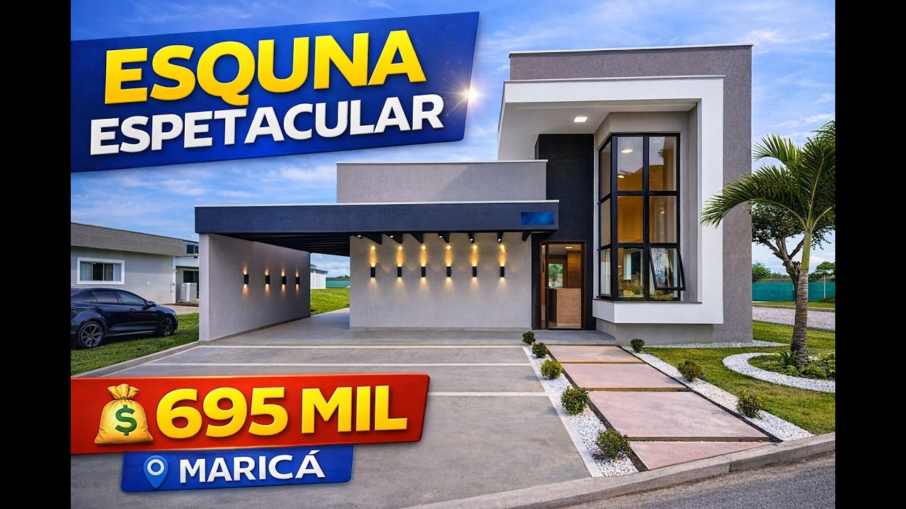 Uma casa de esquina, iluminada e acolhedora para viver bons momentos em Maricá - vídeo 1099
