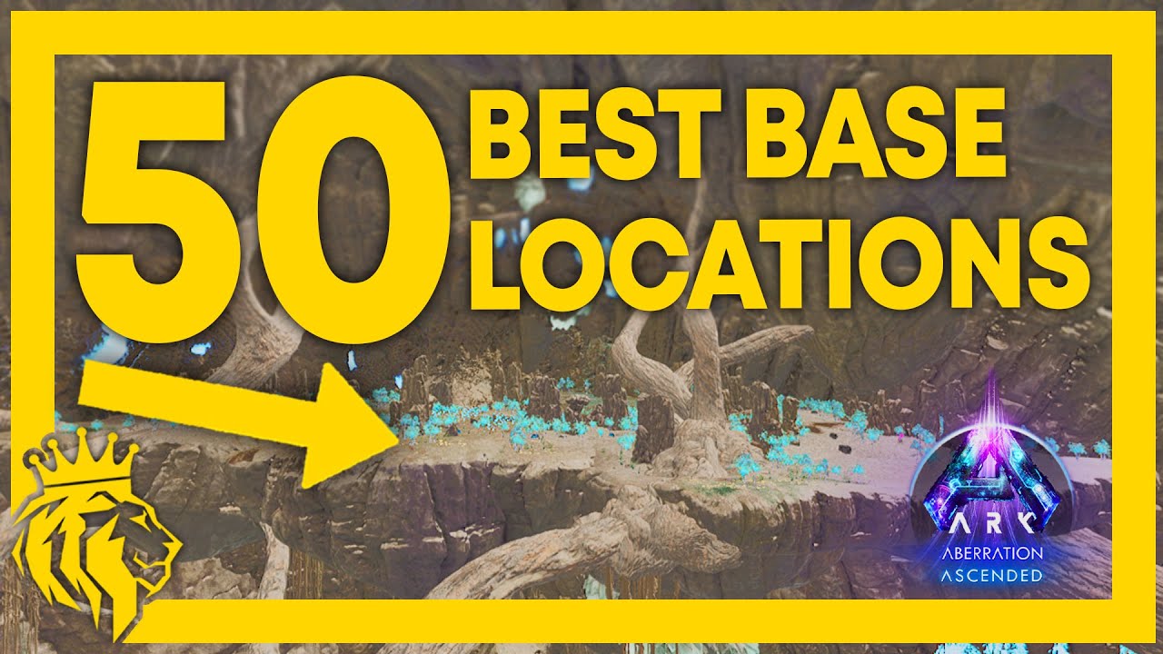 TOP 50 BEST Base Locations on Aberration! | ARK: Survival Ascended