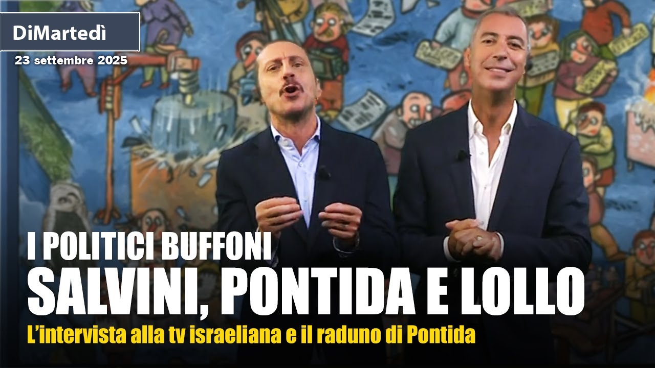 Luca e Paolo sui politici buffoni: Salvini, Lollobrigida e Pontida