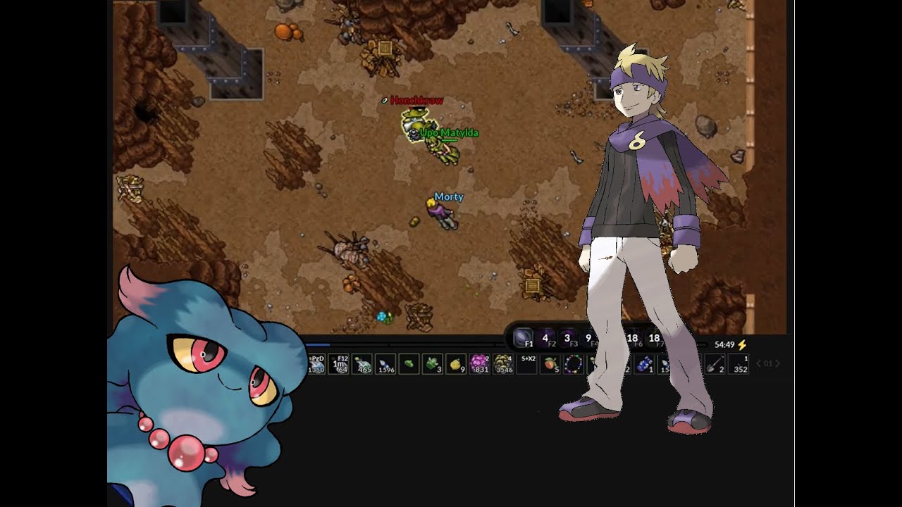 PokeXGames - Duel with Morty - Burned Tower - Rainbow Hero Quest?