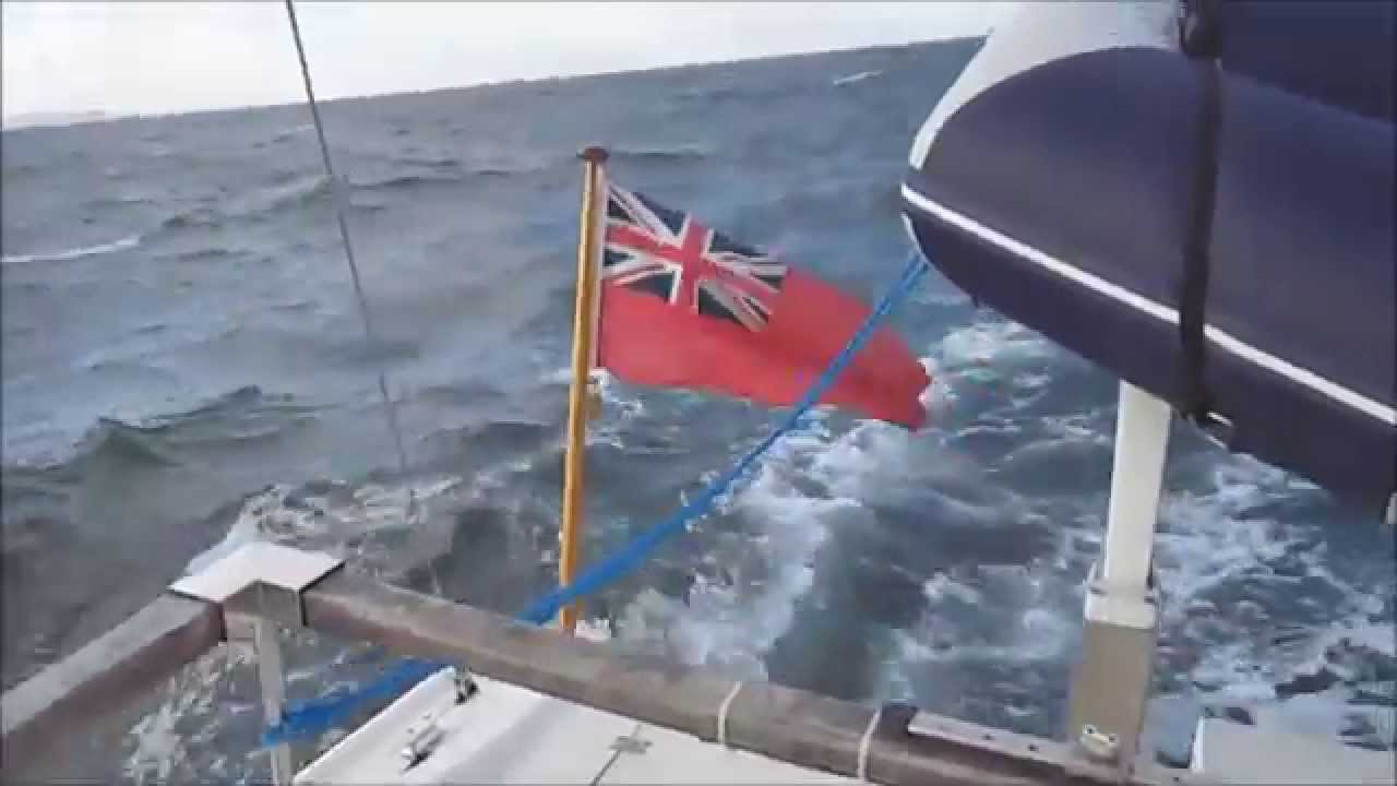 Sailing  Bristol Channel to Weymouth on Catalac 900.