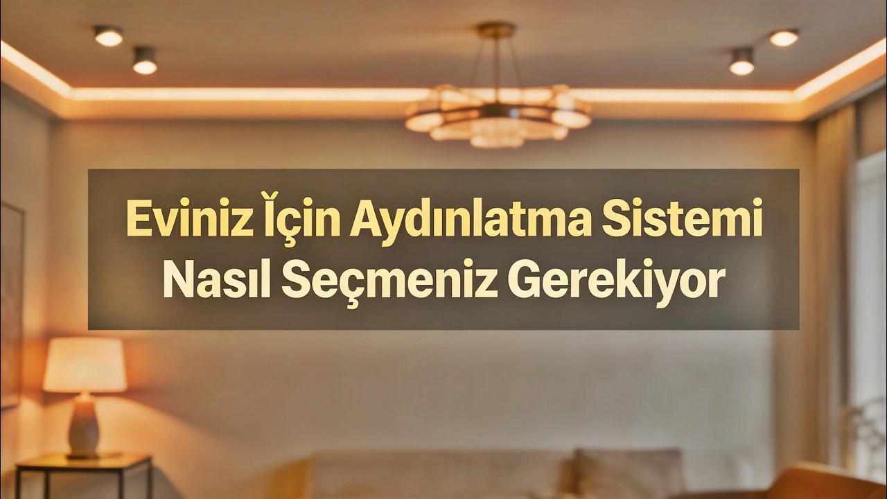 Eviniz İçin Aydınlatma Sistemi Nasıl Seçmeniz Gerekiyor