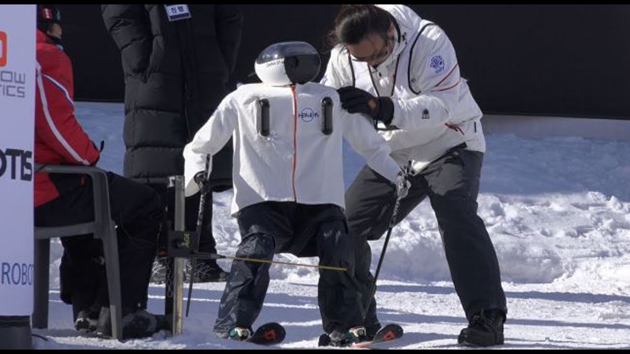 World&rsquo;s first robot ski tournament