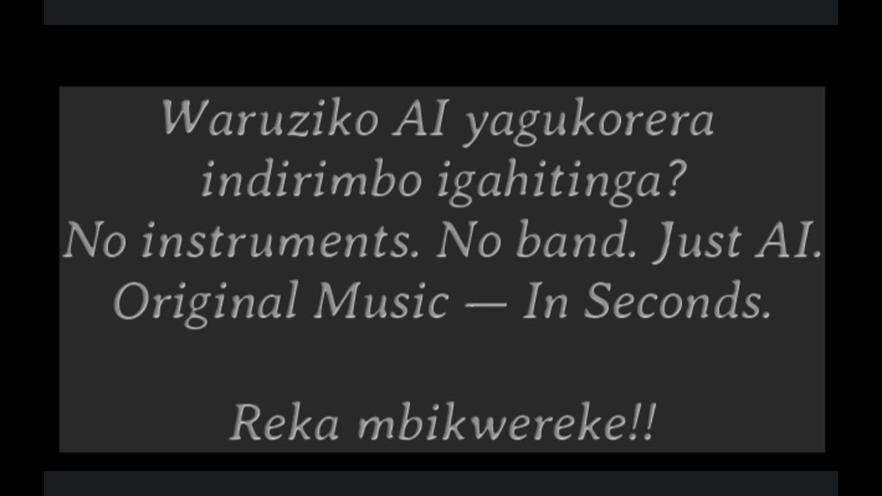 NAWE WAKORA INDIRIMBO IGAHITINGA UTAGIYE MURI STUDIO, BYOSE KU BUNTU¬¬HEHE NA STRESS ZA STUDIO