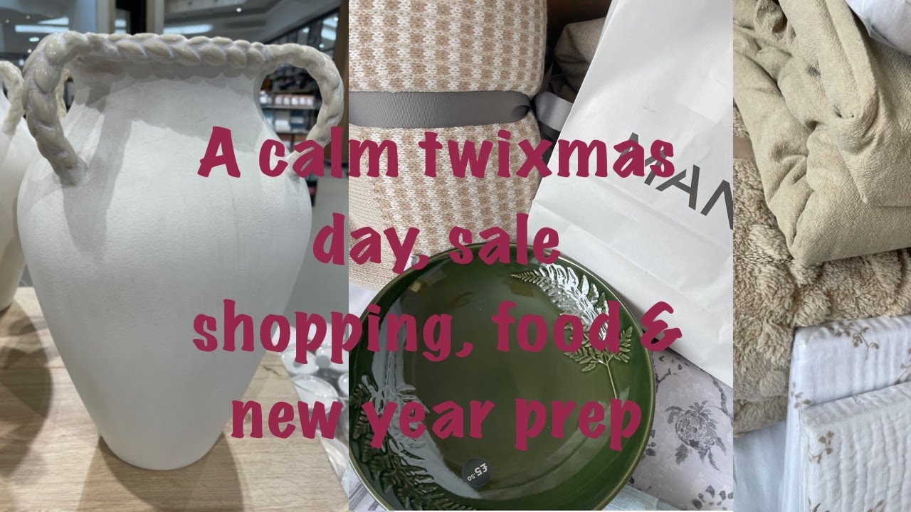 Twixmas sale shopping A gentle day out and New Year finds #haulvideo #marksandspencer #saleshopping