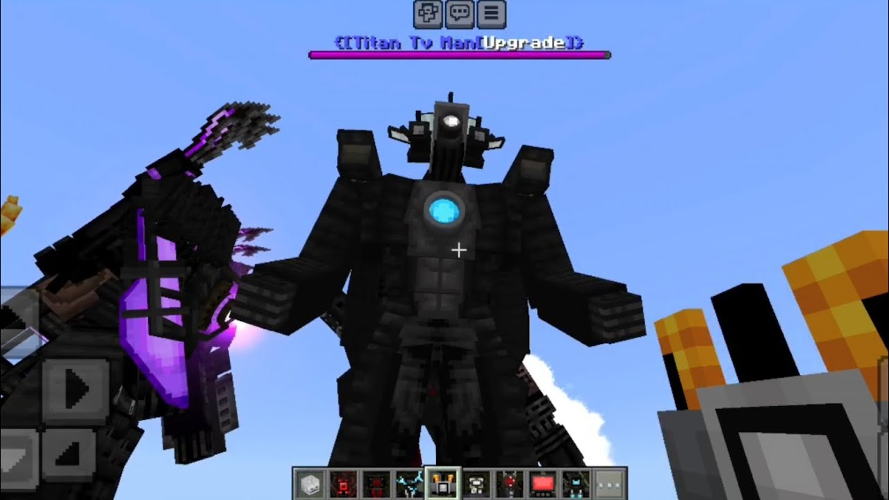 SKIBIDI TOILET ADD-ON IN MCPE MINECRAFT BEDROCK 