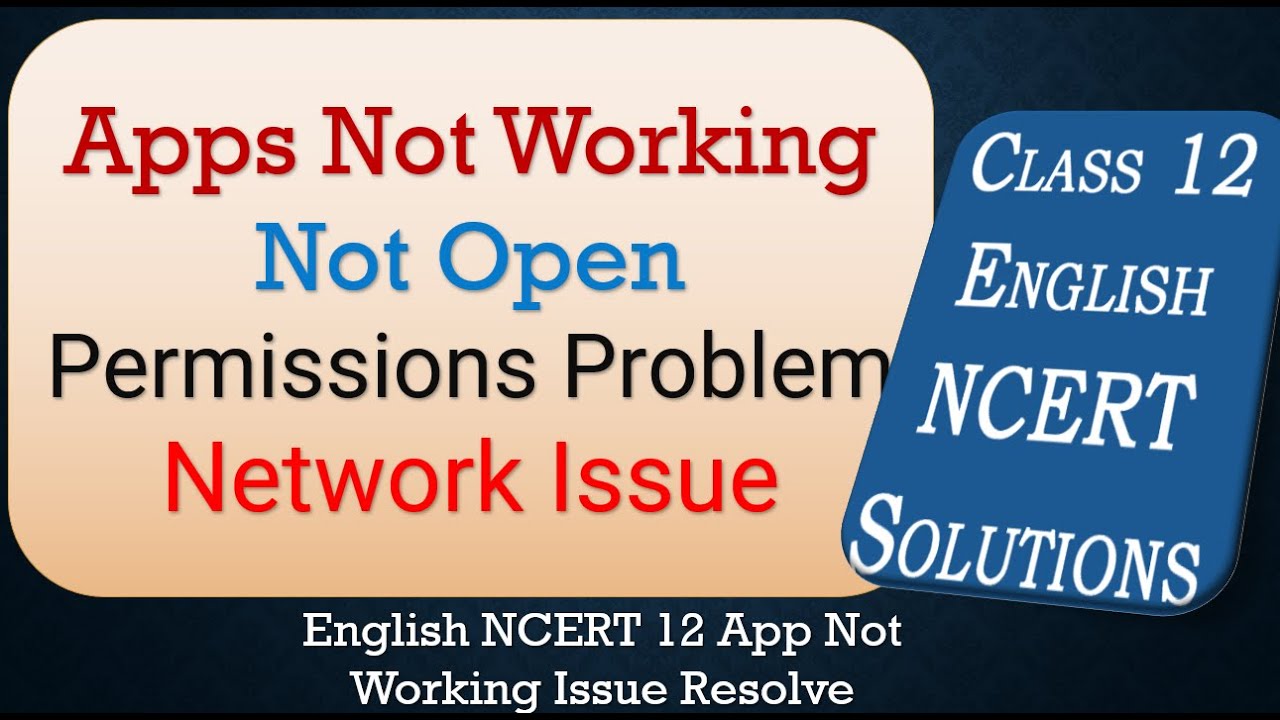 How To Fix English NCERT 12 App not working | Not Open | Space Issue | Keeps Crashing Problem