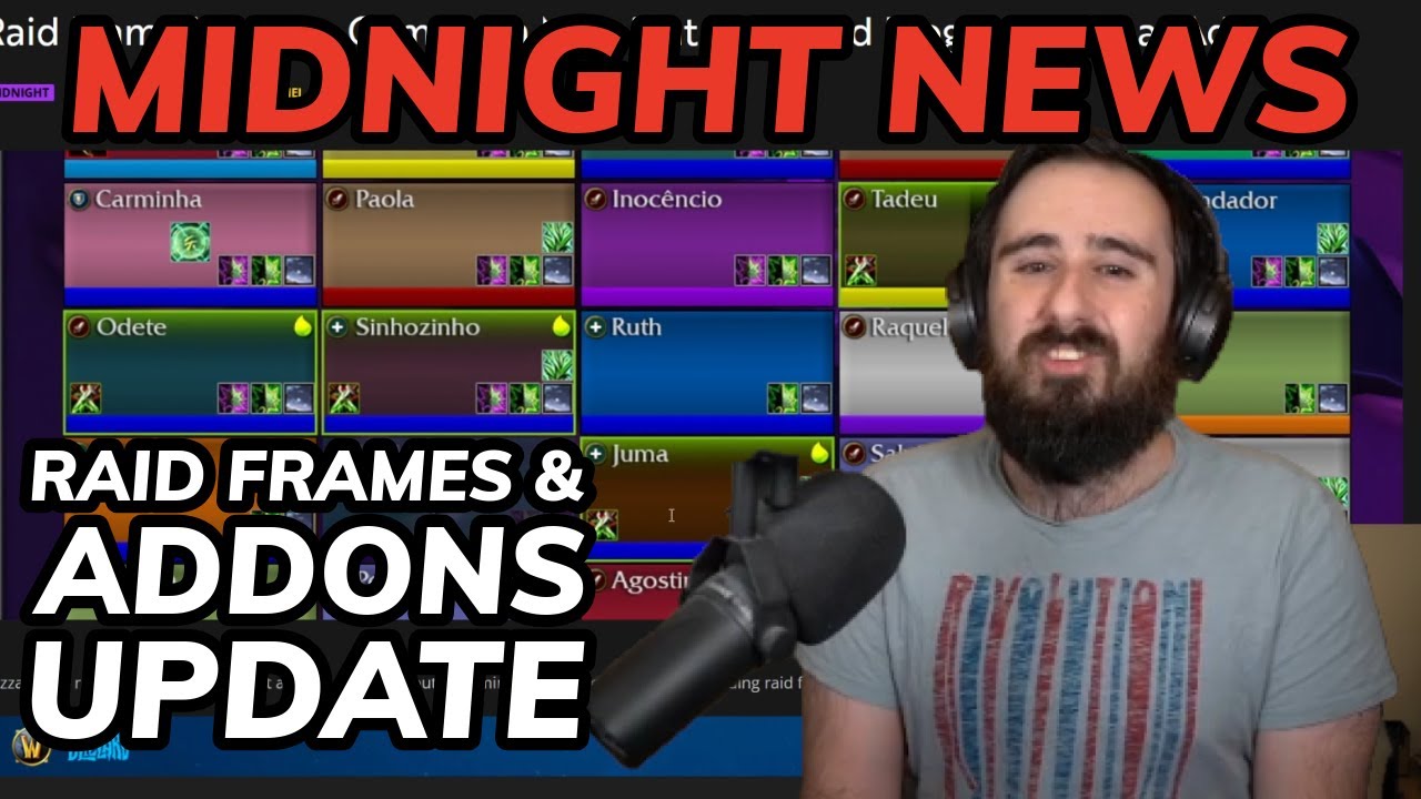 Рейдовые рамки и аддон Blue Post — WoW Midnight News Update