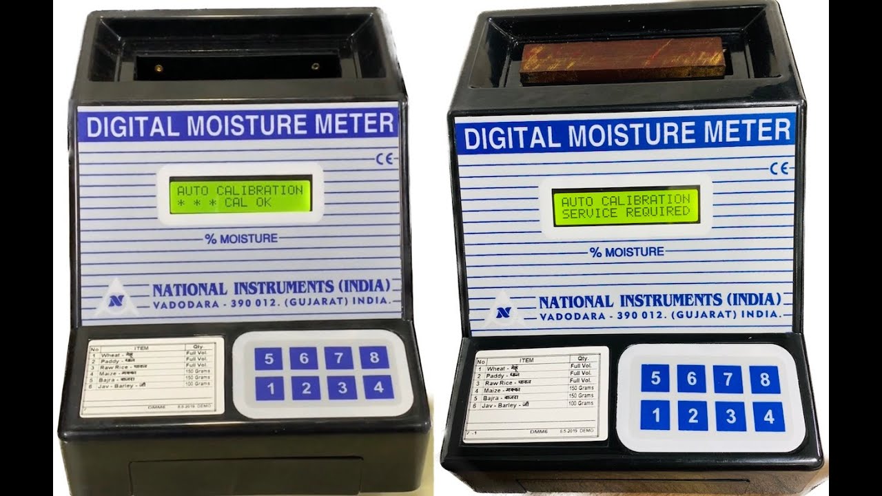 National Grains Moisture Meter with Auto calibration