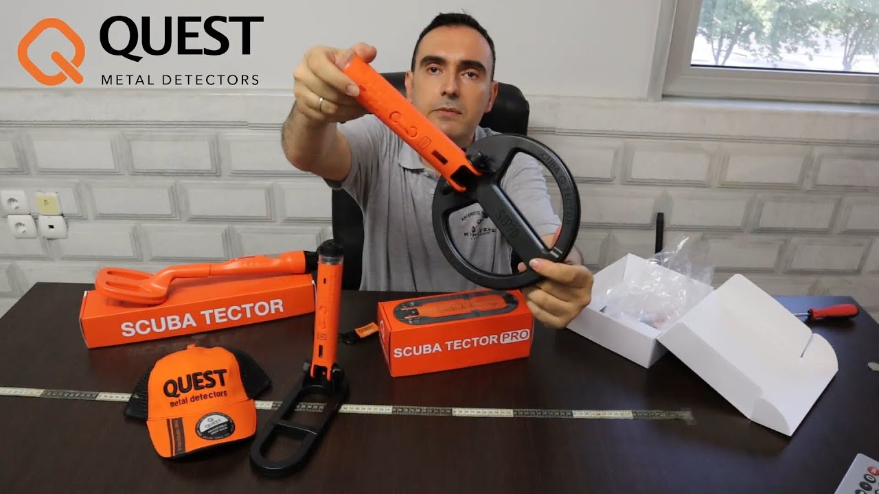 SCUBA TECTOR PRO o καλύτερος αδιάβροχος ανιχνευτής μικρού μεγέθους!
