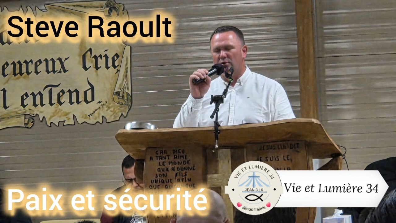 ✨️🎤 Prédication | Steve Raoult 