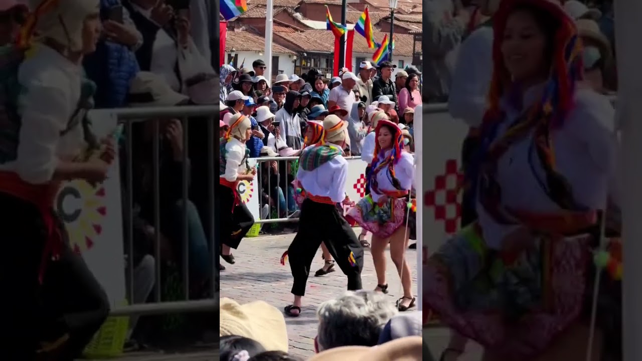 mes jubilar Cusco Per&uacute; danza Anillo Churaskay #cusco #intiraymi #inkas #junio #duo #babyalpaca