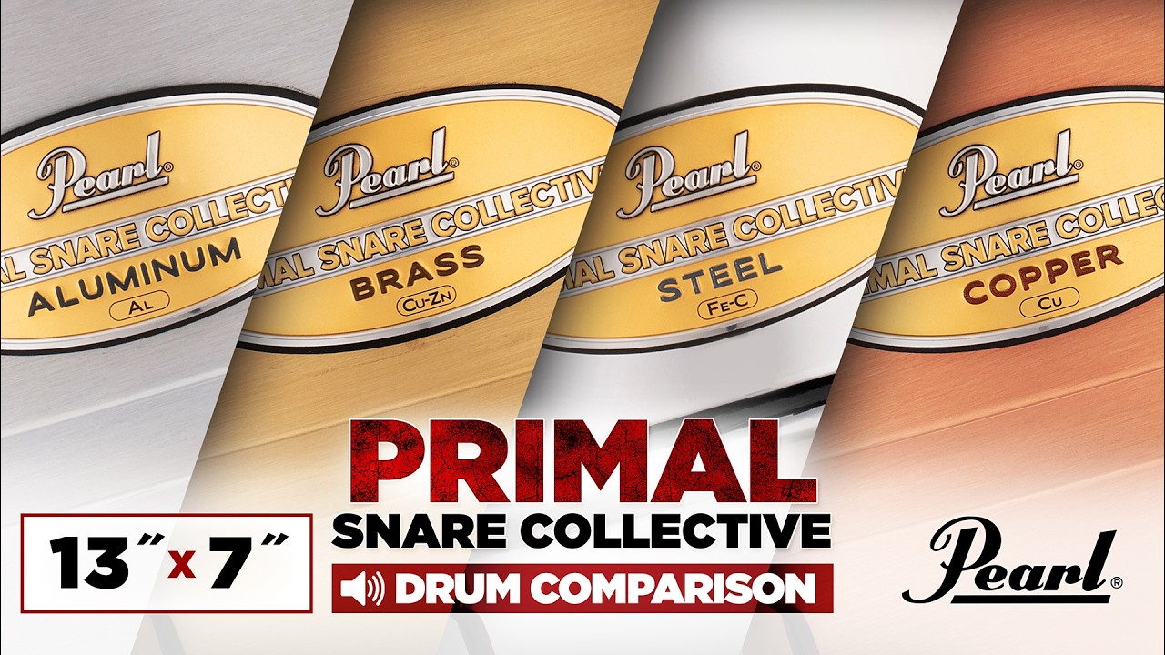 Pearl 13x7 PRIMAL SNARE COLLECTIVE Drums