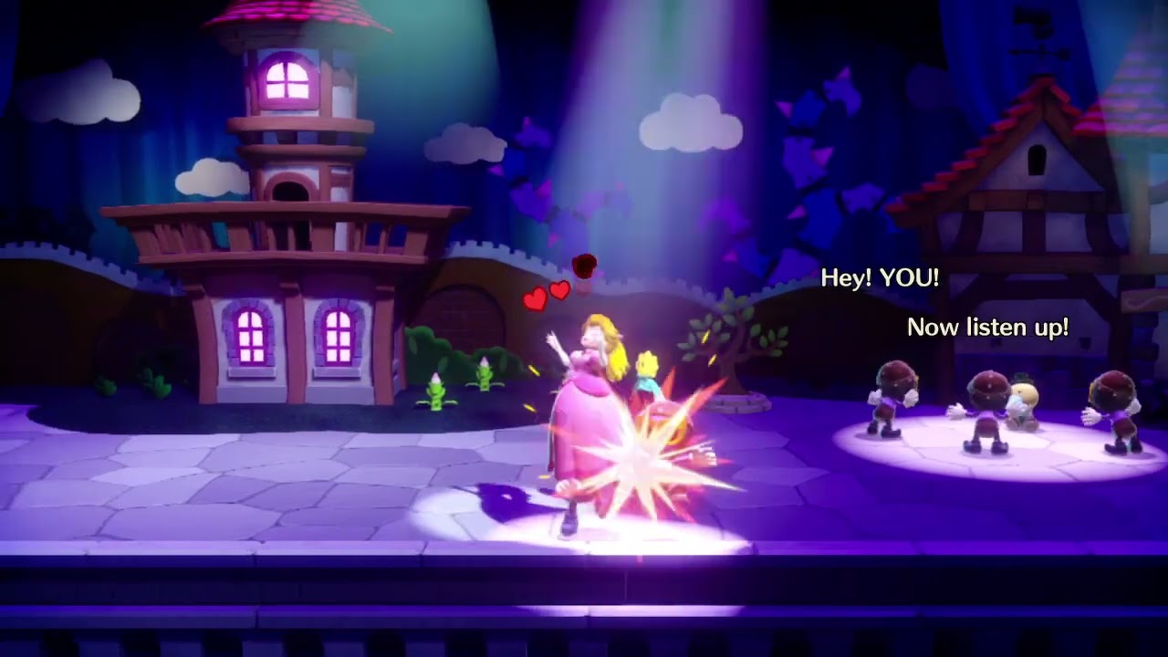 Princess peach showtime game over