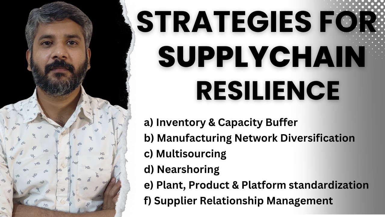Strategies for Supply Chain Resilience | Supply Chain Risk management