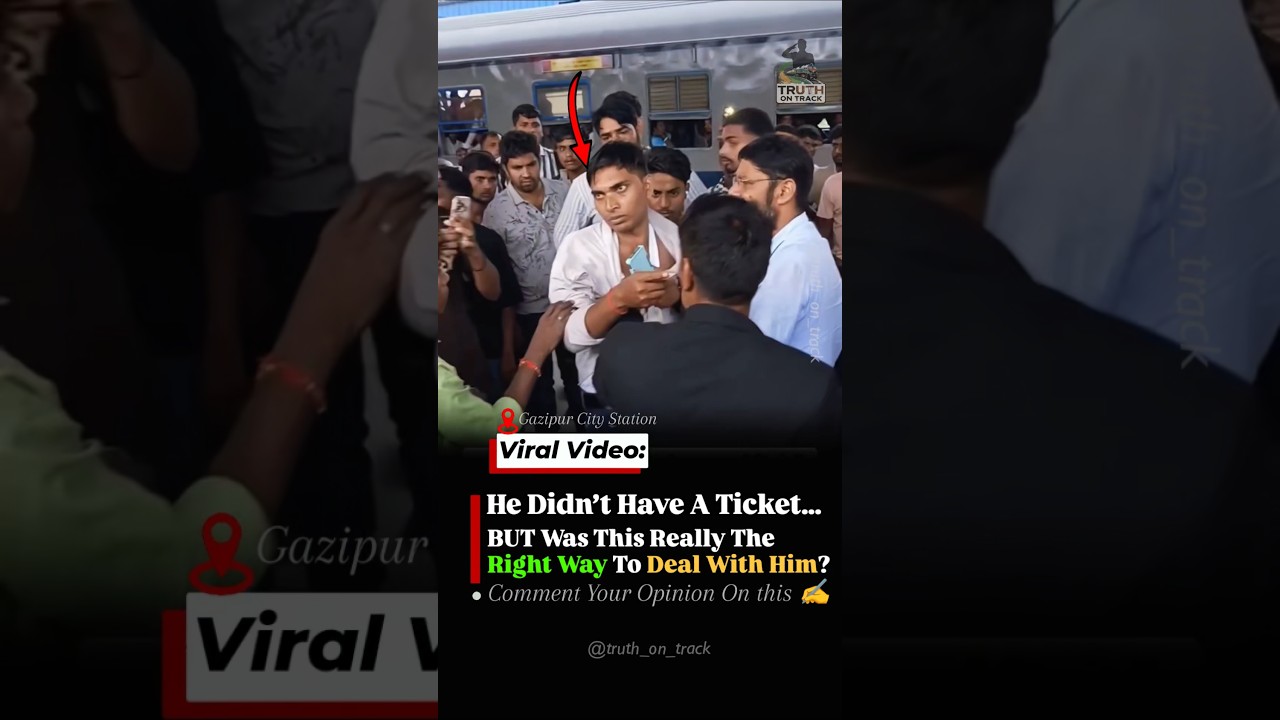 He Had No Ticket&hellip; BUT Was This The Right Way To Treat A Passenger? #shorts #indianrailways