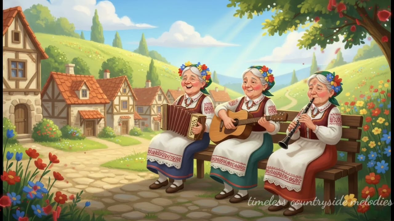Cheerful Folk Music for Seniors | Village Celebration Mood