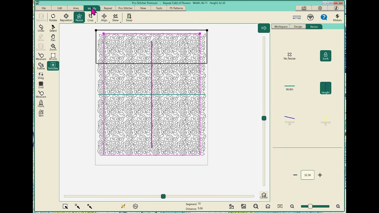 Frame space  and Quilt space