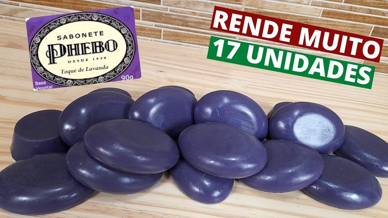 MULTIPLICAÇÃO DO SABONETE PHEBO  -  RENDE MUITO - FAÇA E VENDA - PERFUMADO E SUPER DURO