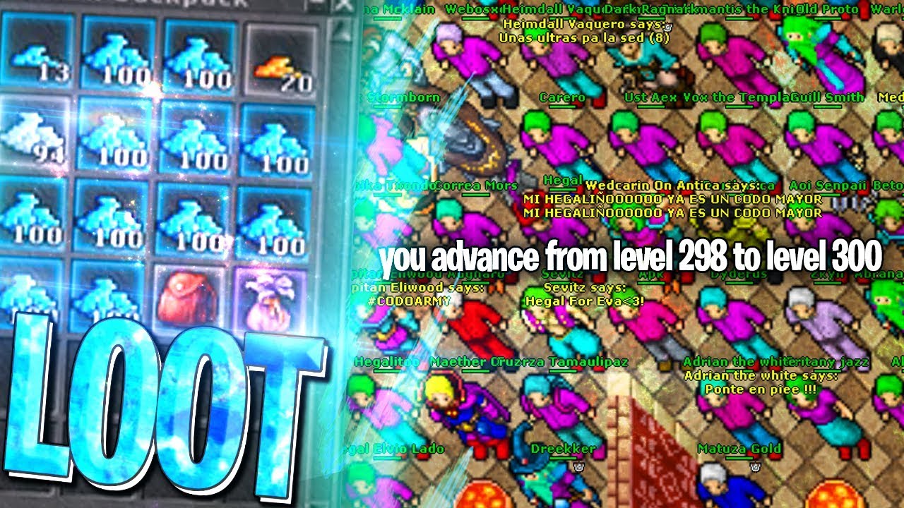 🧙‍♂️Tibia | LVL 300 + LOOT Vendido💵 | Hegal