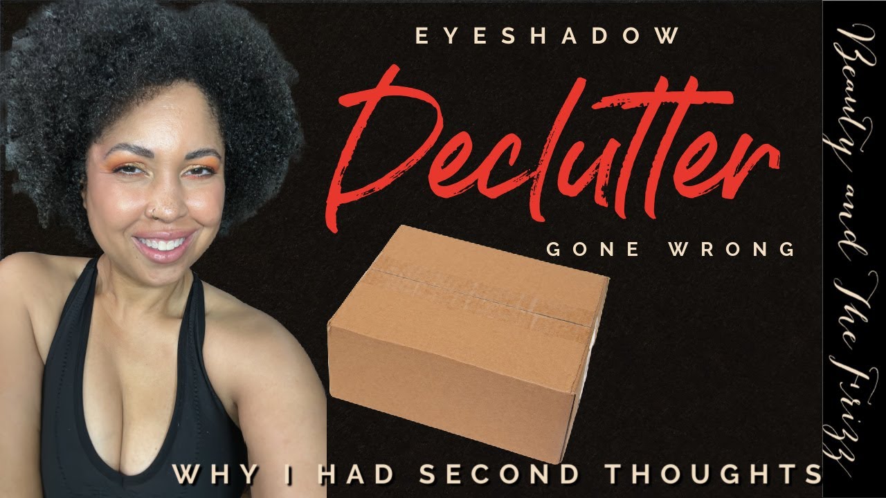 Eyeshadow Palette Declutter GONE WRONG! WHAT HAPPENED??? MIMOSAS & MAKEUP!