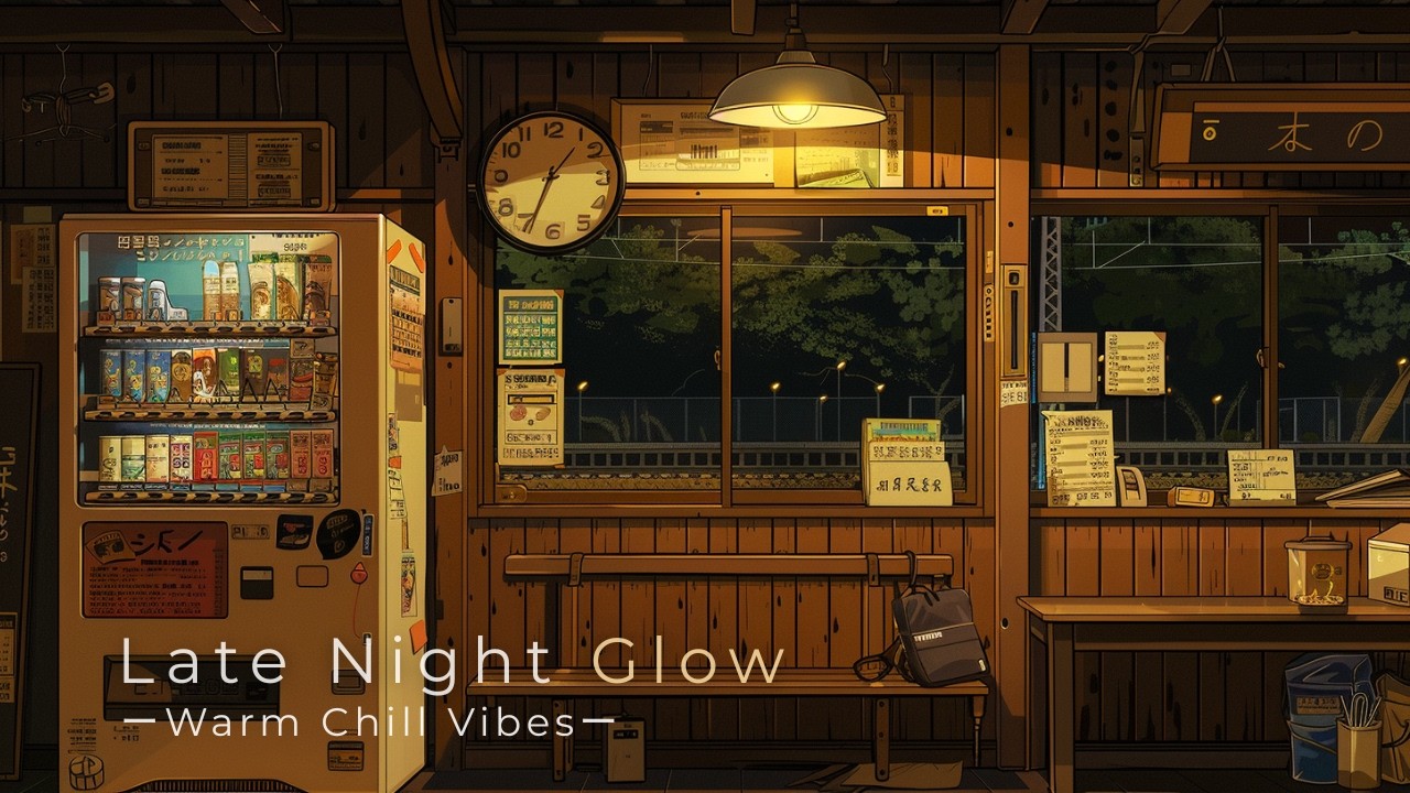 Late Night Glow 🚂 Warm Chill Vibes for Deep Work