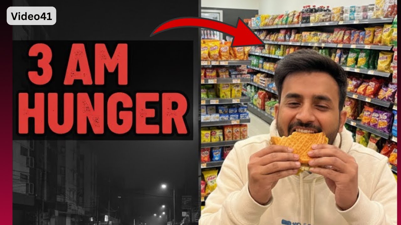 At 3 AM 😬 I Found Food at Most Unexpected Place in Bangalore! 🍔