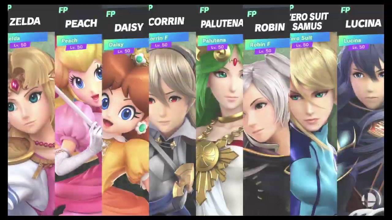 Super Smash Bros Ultimate Amiibo Fights   Request #3293 All girl fight at Hanenbow