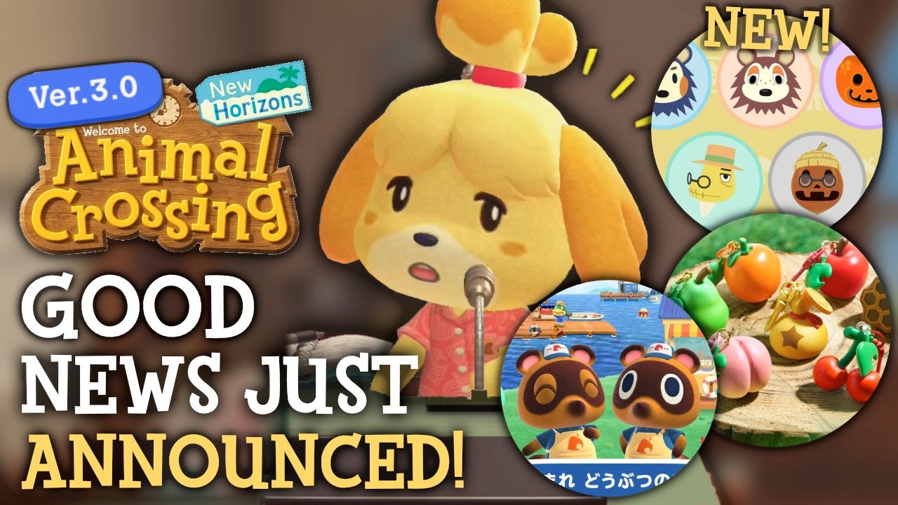 Good News JUST Announced Today For Animal Crossing New Horizons