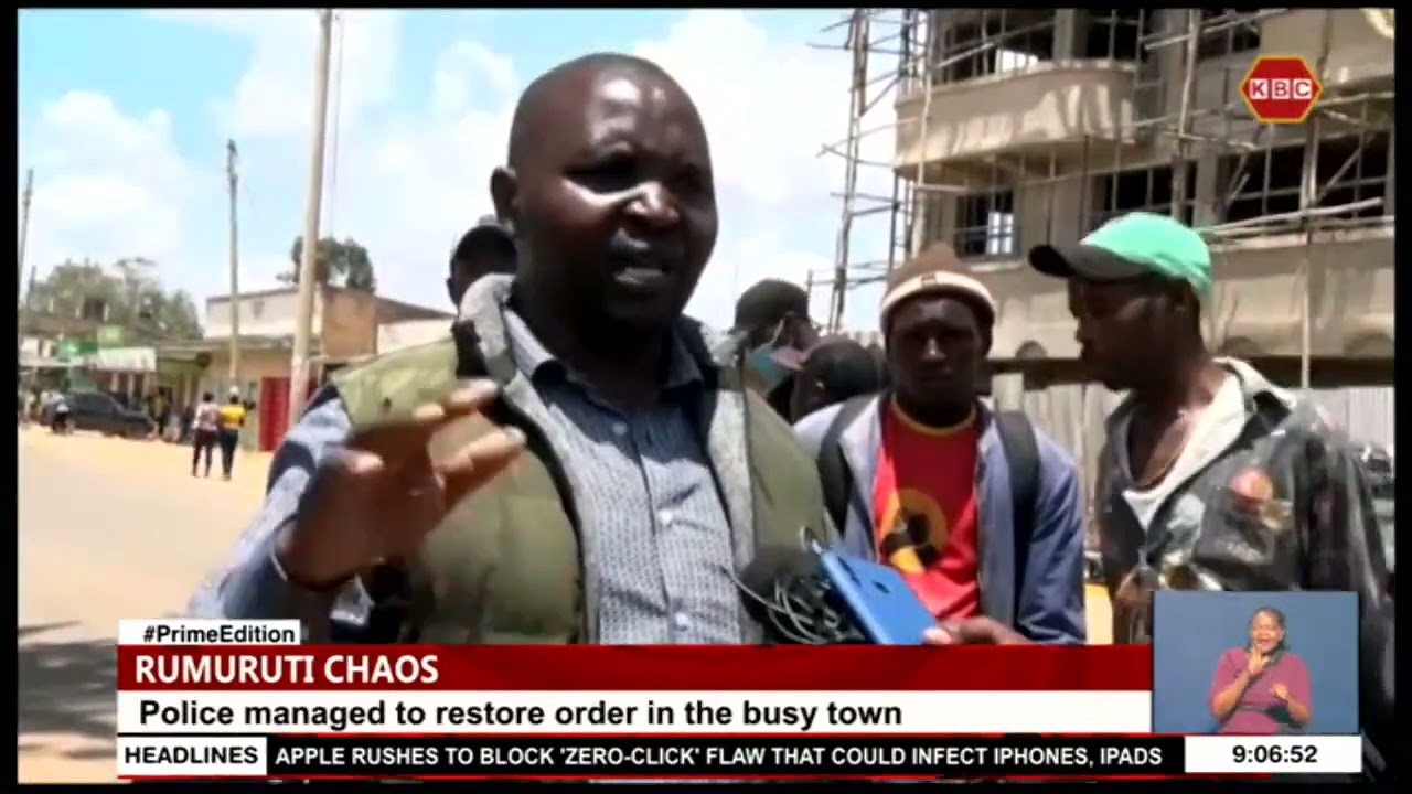 Tension as chaos erupt in Rumuruti in Laikipia West