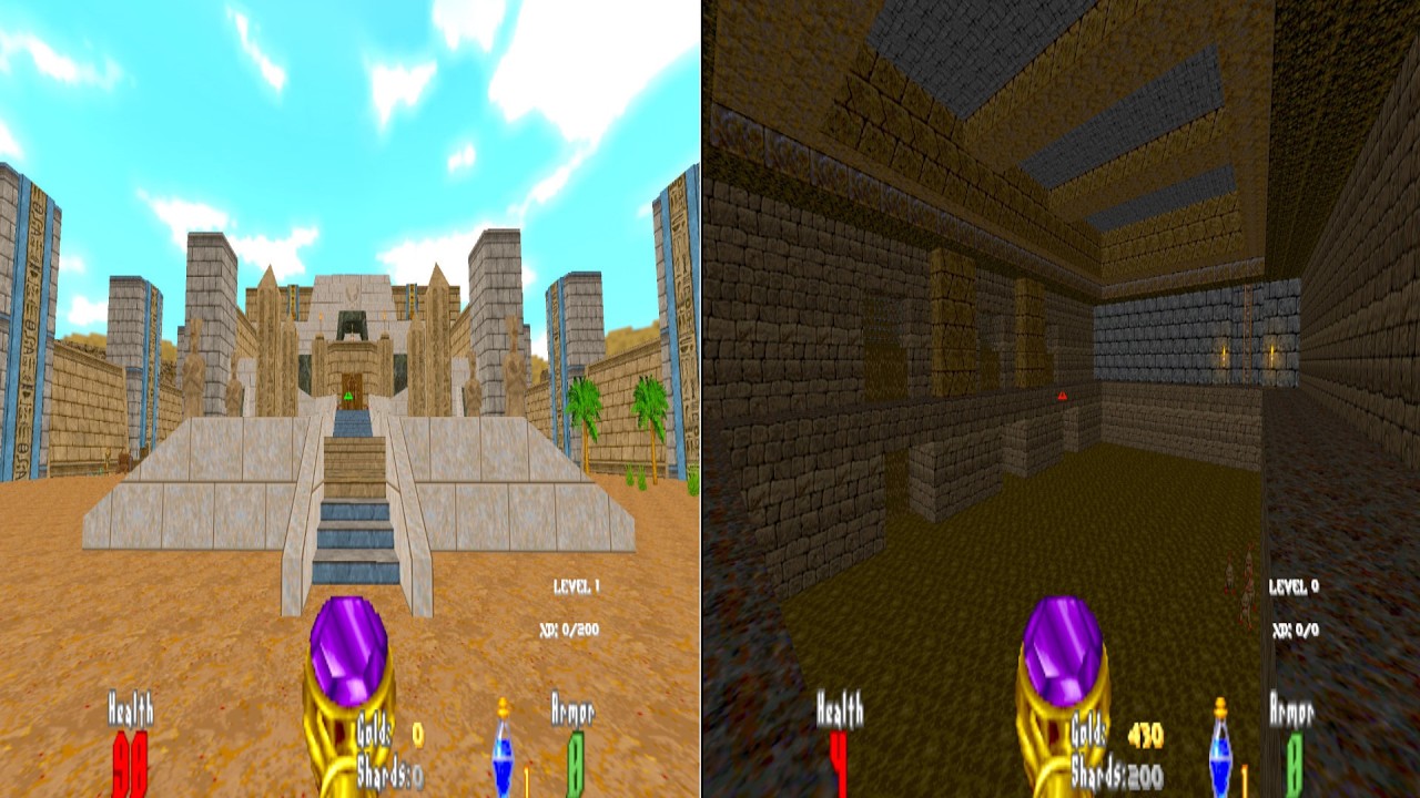 DOOM MOD Expansion PACK Pharaoh's Judgement v1 1 Abysm 2 Infernal Contract v1 3 2 MAP 01 02 PHARAOH