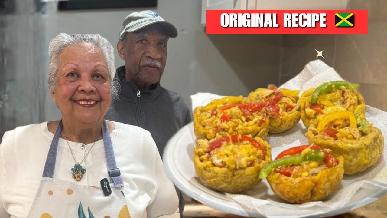 The Perfect Original Jamaican Fried Plantain Cups With Ackee & Saltfish Recipe |MUST TRY 🇯🇲