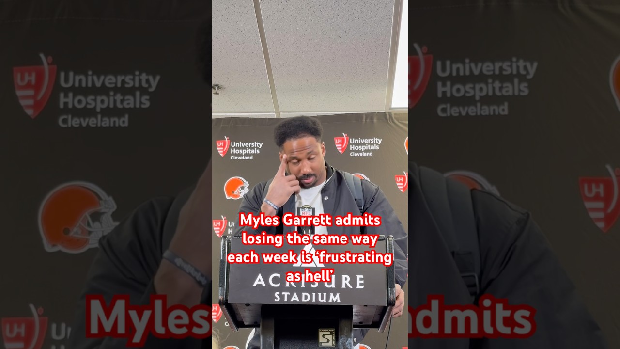 #Browns Myles Garrett admits losing the same way each wk &mdash; no points scored &mdash; is frustrating as hell