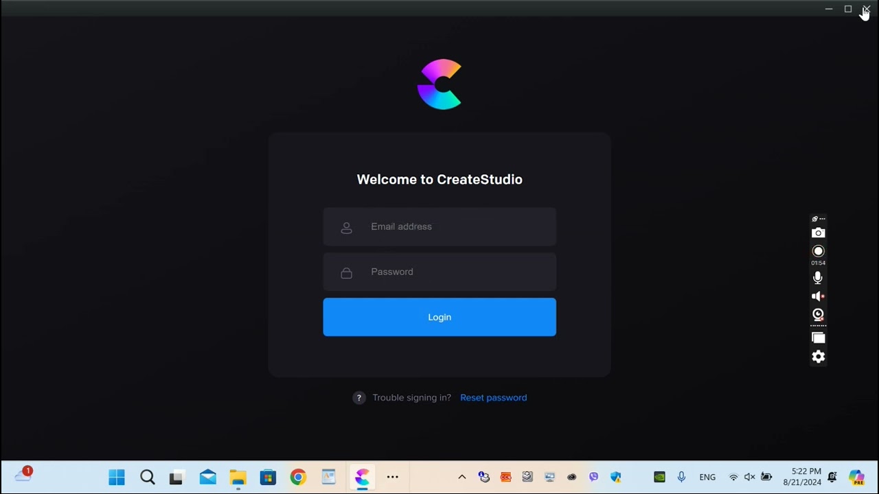 Create Studio  installation process with crack