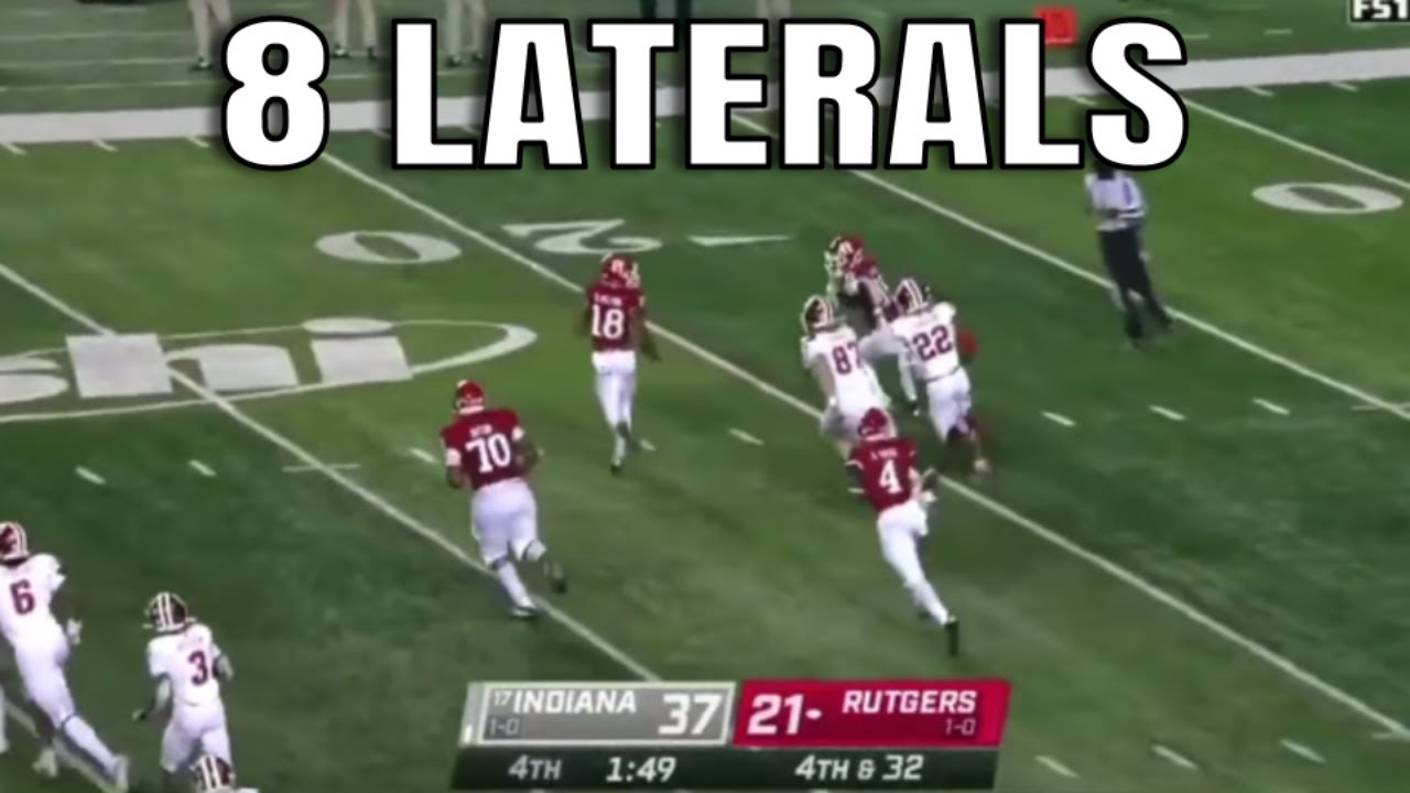 Rutgers AMAZING Lateral Play Touchdown vs Indiana 2020 (Got Called Back)