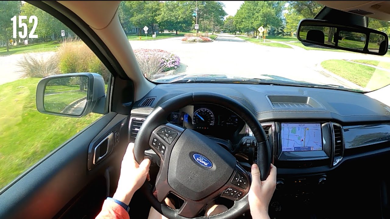 2020 Ford Ranger Lariat 4x4 SuperCrew // Full review, POV Test Drive, Binaural audio