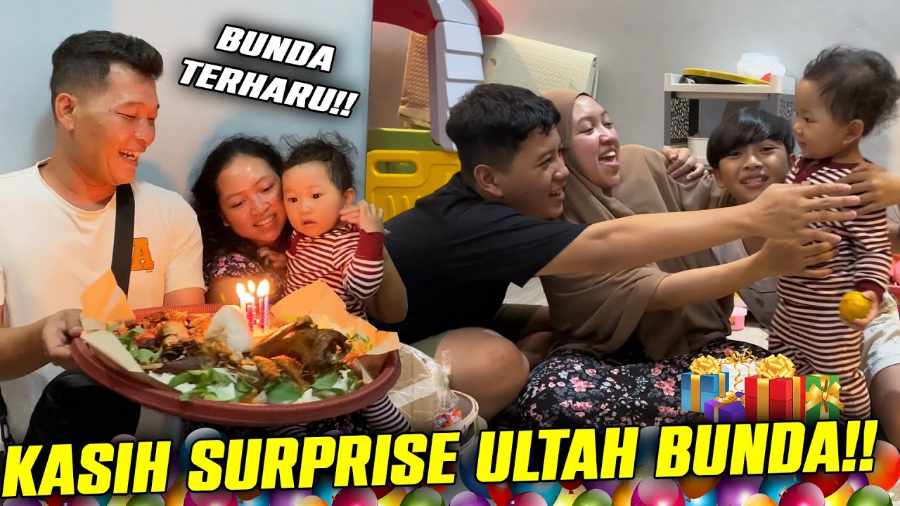 PRANK BUNDA BUNDA!! BUNDA ULANG TAHUN DIKERJAIN KAK DITDIM DAN AYAH