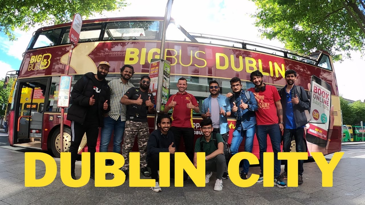 Dublin Trip Part 2 - Dublin City, Big Bus - Walking Man