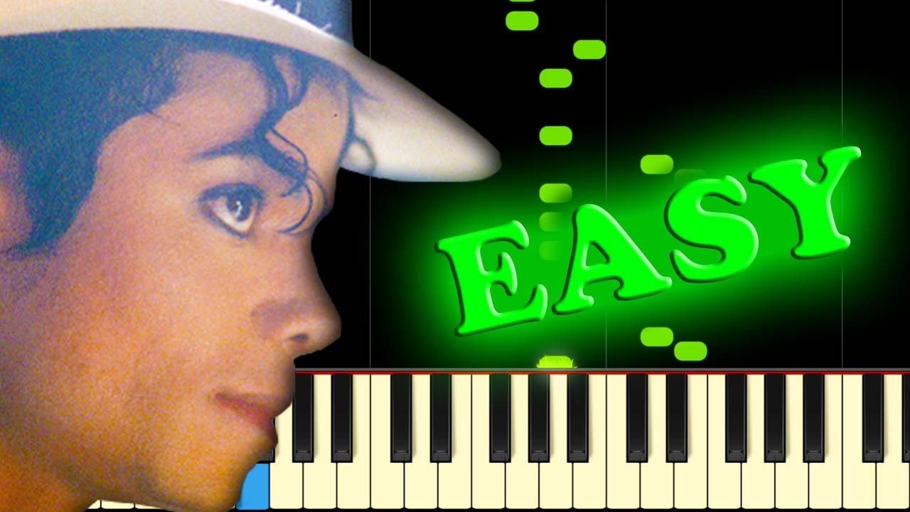 MICHAEL JACKSON - SMOOTH CRIMINAL - Easy Piano Tutorial