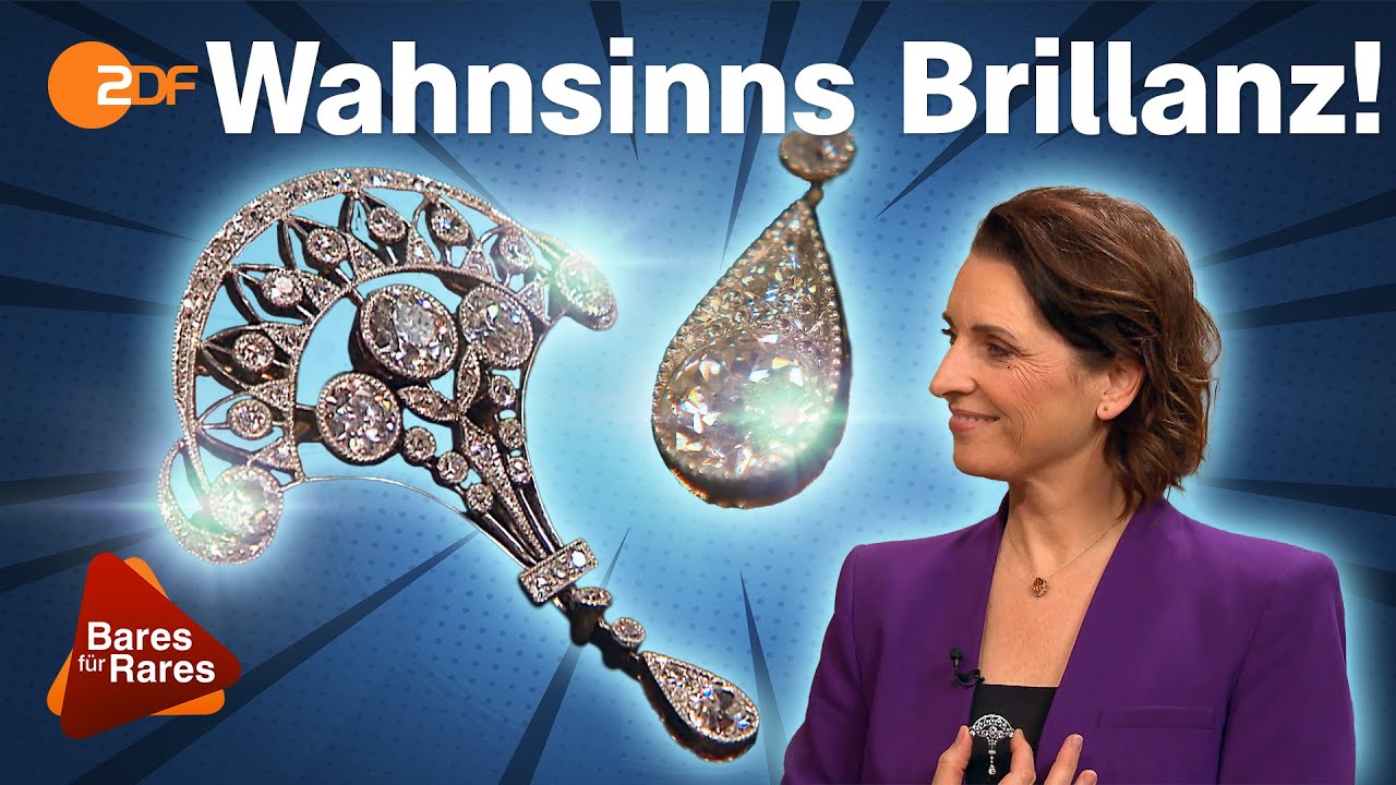 Shine bright: Diamantene Brosche glänzt nicht nur in Wendelas Expertise! | Bares für Rares
