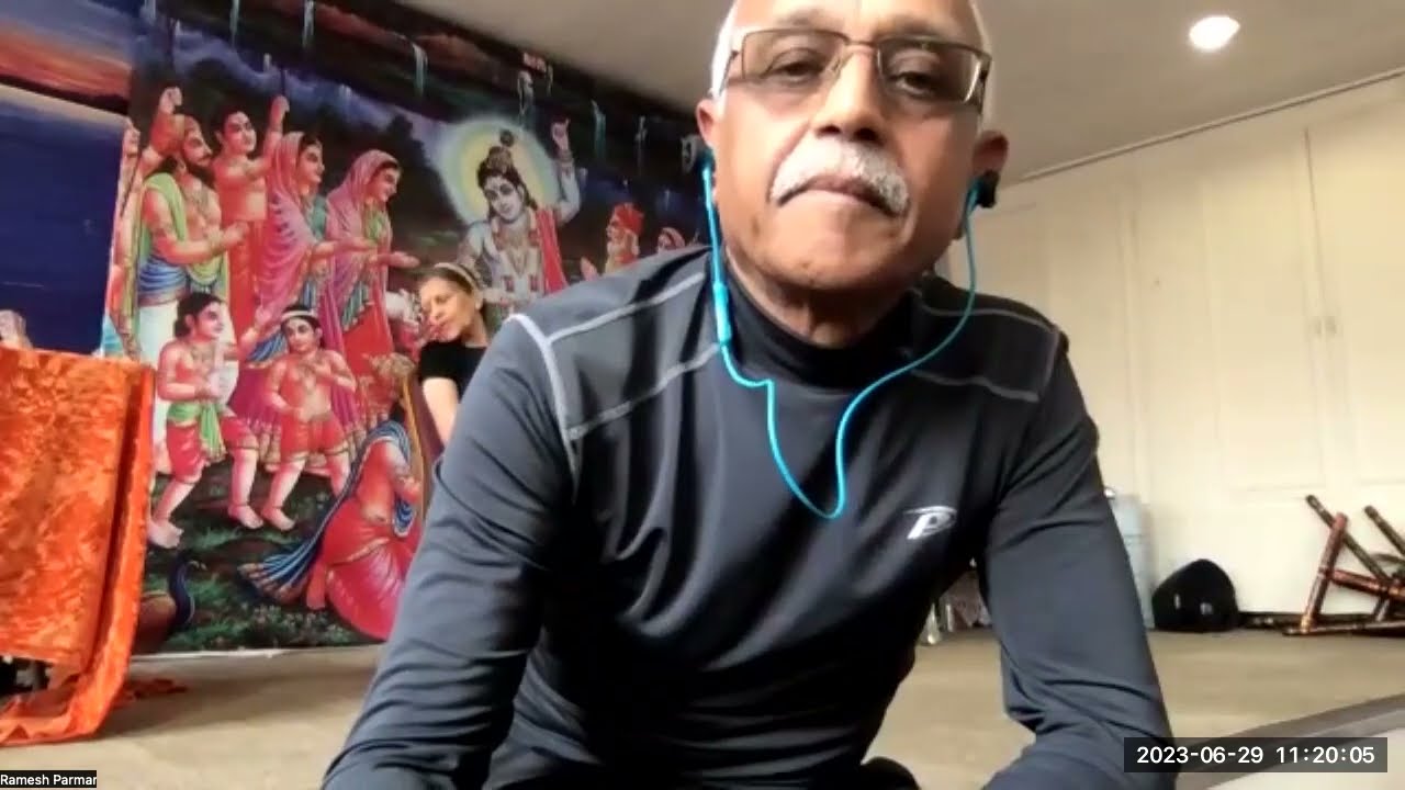 Chair yoga with Ramesh Thursday 29/06/23