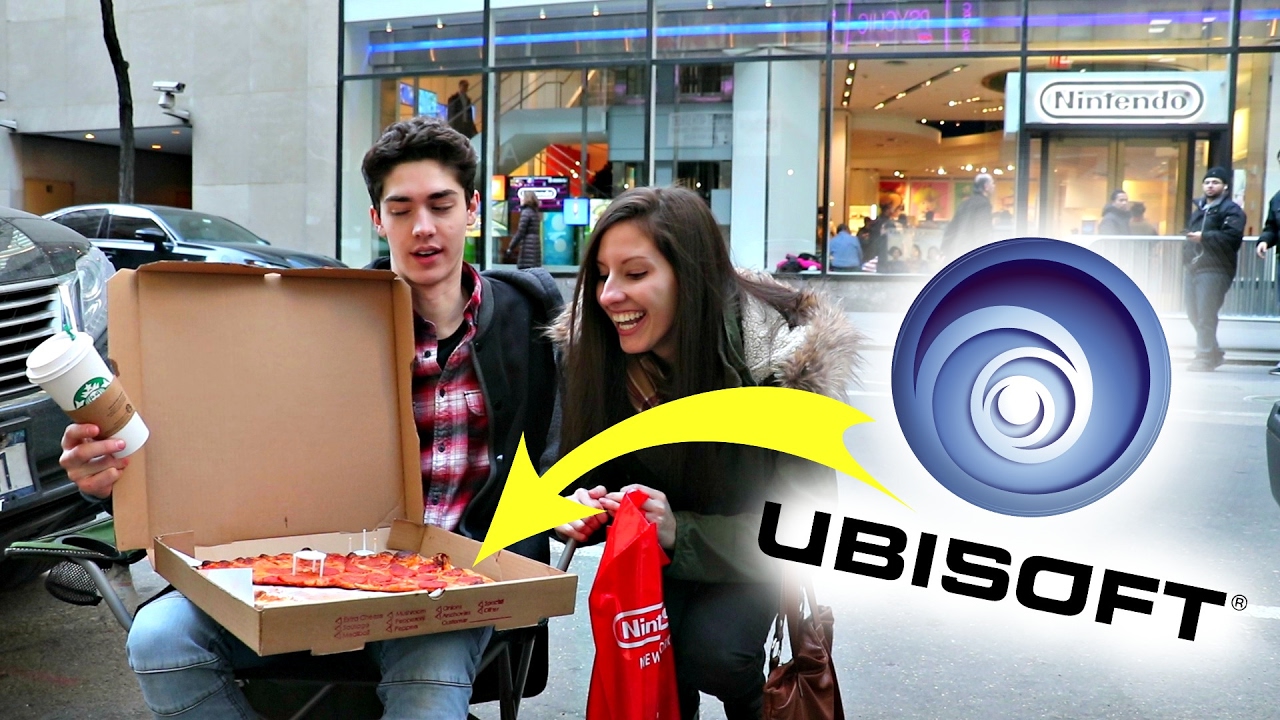 [День 4] UBISOFT прислала нам пиццу, пока мы ждали Nintendo Switch!