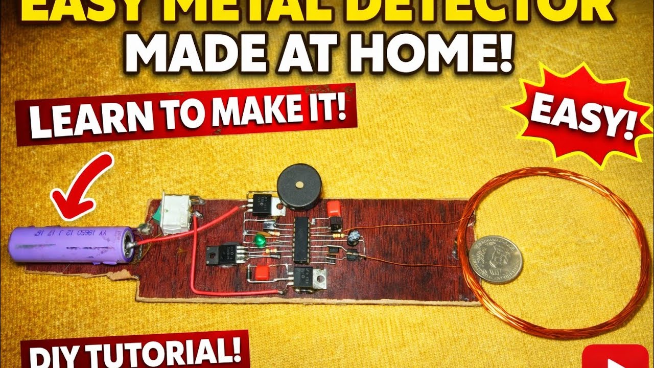 😱💯👉💲💲Very simple and easy metal detector training 