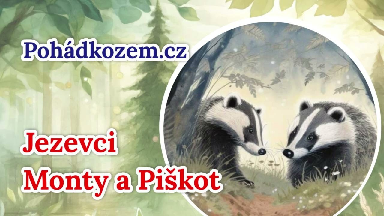 Jezevci Monty a Pi&scaron;kot - Kr&aacute;tk&aacute; poh&aacute;dka na dobrou noc z Poh&aacute;dkozemě