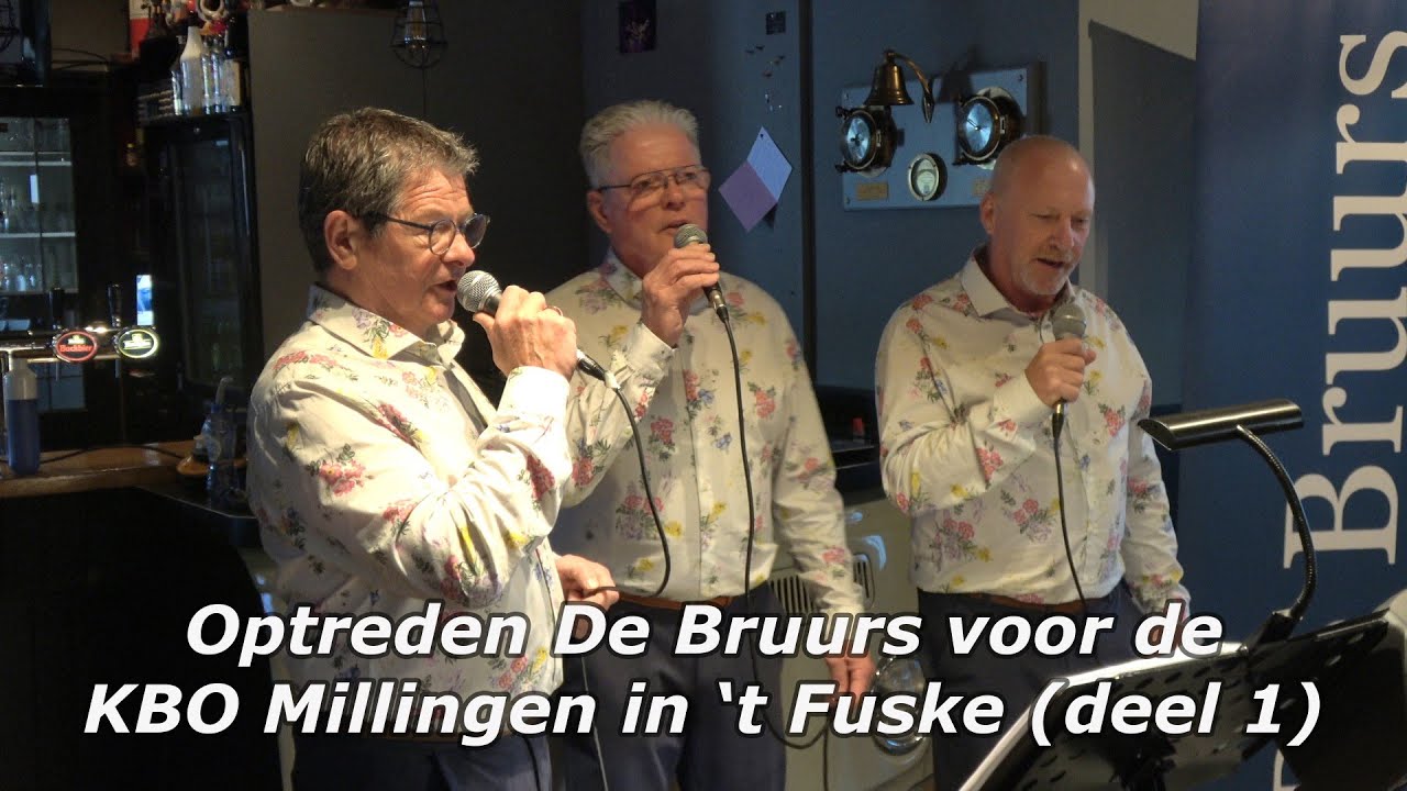 Optreden De Bruurs voor de KBO Millingen in 't Fuske (deel 1)