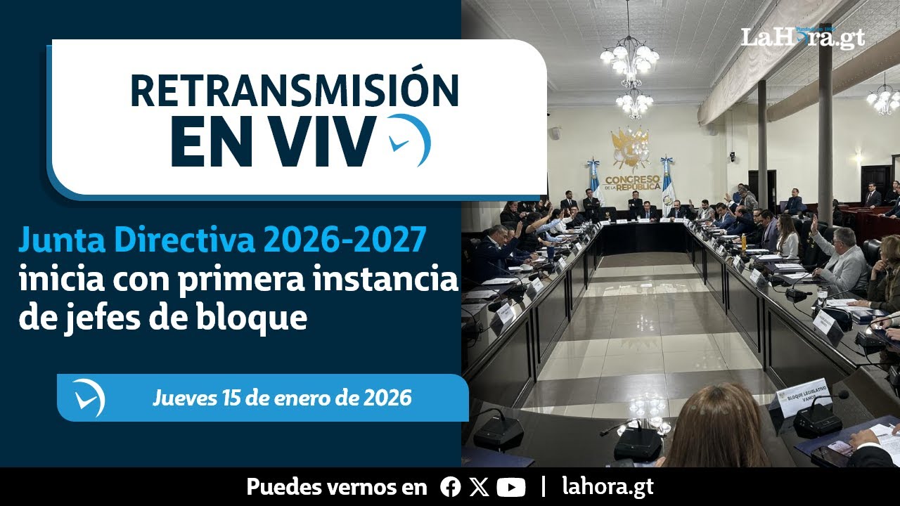 Retransmisión: Junta Directiva 2026-2027 inicia con primera instancia de jefes de bloque