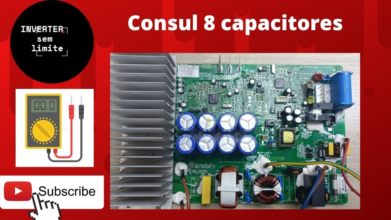 #CÔNSUL 8 CAPACITORES as tensões @invertersemlimite