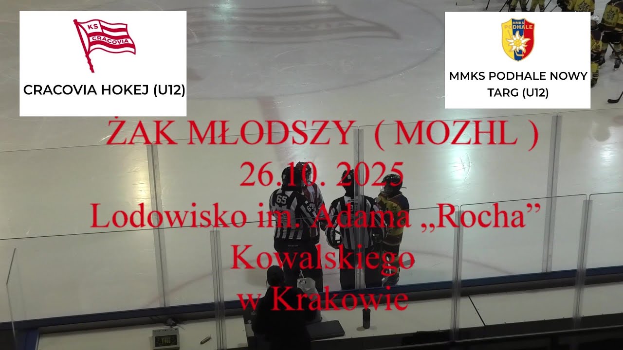 2025 ŻAK MŁODSZY CRACOVIA KRAKÓW  vs MMKS PODHALE NOWY TARG 8 -  3